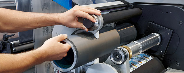 Rodillo anilox de manga